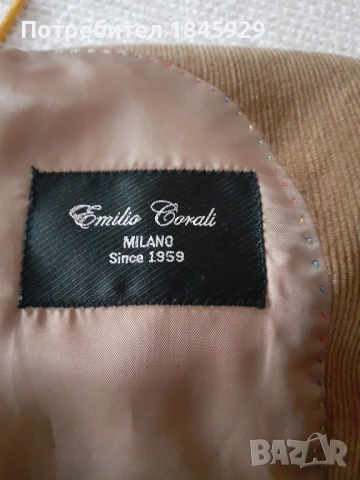  Мъжки сака от вълнен и кадифе плат, снимка 11 - Сака - 26853473