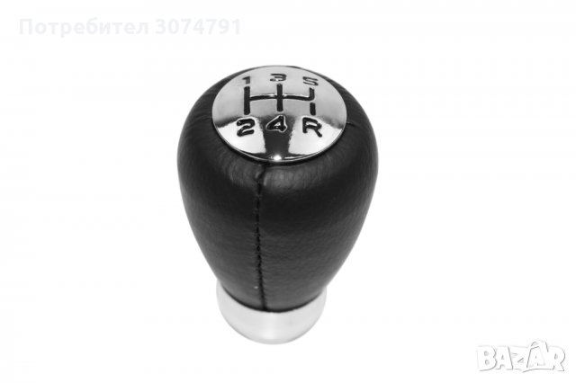 Универсална Топка за Скоростен Лост Черна Еко Кожа с 5 скорости, снимка 4 - Аксесоари и консумативи - 32219477