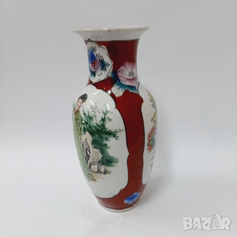 Красива стара китайска ваза(3.2), снимка 5 - Антикварни и старинни предмети - 43605470