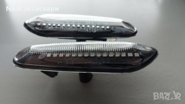 Кристални динамични LED  мигачи за БМВ/ BMW Dynamic LED , снимка 6 - Аксесоари и консумативи - 43544228