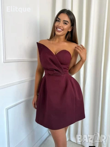 къса елегантна рокля , снимка 8 - Рокли - 53439543