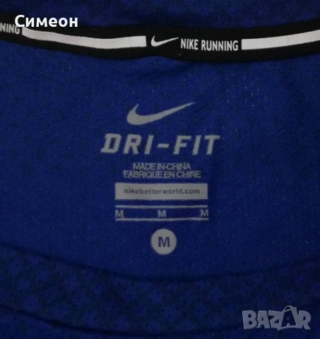 Nike DRI-FIT оригинална тениска M Найк спортна фланелка спорт фитнес, снимка 3 - Спортни дрехи, екипи - 37829136