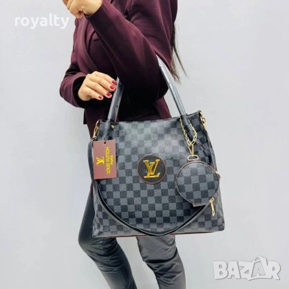Louis Vuitton Дамска Чанта + Портмоне 