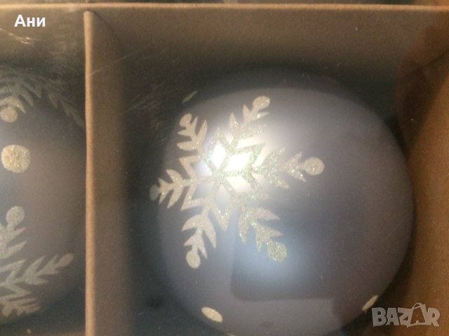 Коледни топки от стъкло - 4 бр., снимка 2 - Декорация за дома - 35010572