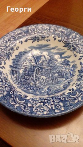 Дълбока порцеланова чиния Royal Tudor Ware, снимка 2 - Чинии - 27293977