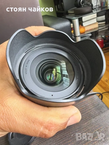 Обектив Sigma 16 f1.4 за Sony кроп, снимка 2 - Обективи и филтри - 52321250