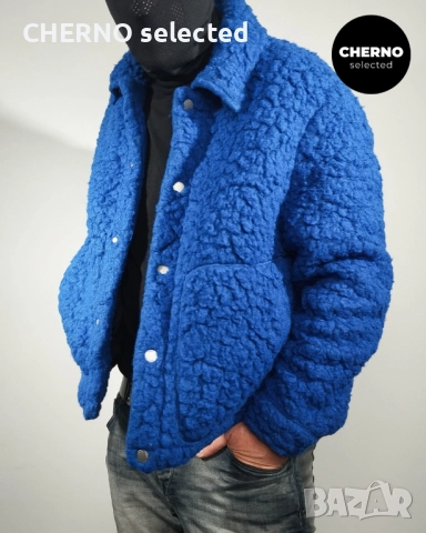 Яке с изкуствен шърлинг ZARA Faux Shearling Jacket – размер L – ново с етикети, снимка 5 - Якета - 52930129