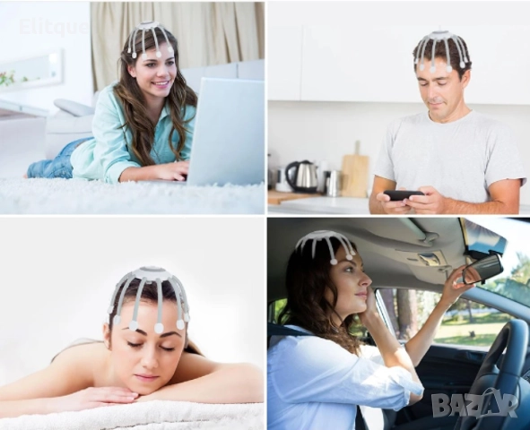 Иновативен многоточков масаж с множество масажни глави, разпределени на 360°, снимка 7 - Масажори - 52902183