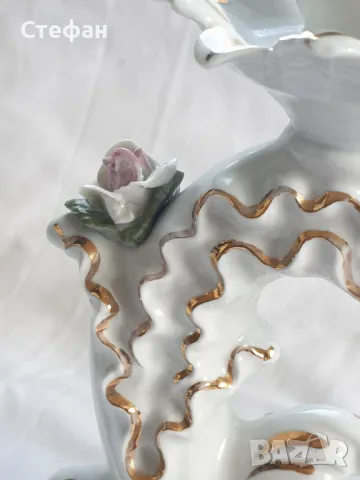 Комплект порцеланови свещници, снимка 4 - Антикварни и старинни предмети - 50173781