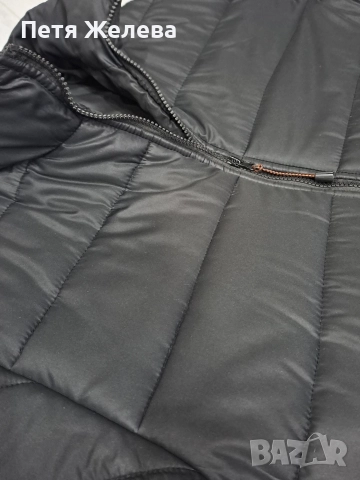 Черно мъжко яке XL , снимка 3 - Якета - 52617494