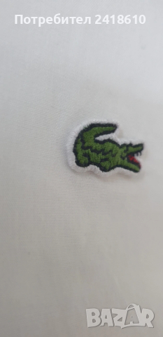 Lacoste Slim Fit Mens Size - 41 /16/ M НОВО! ОРИГИНАЛ! Мъжка Риза!, снимка 5 - Ризи - 53601328