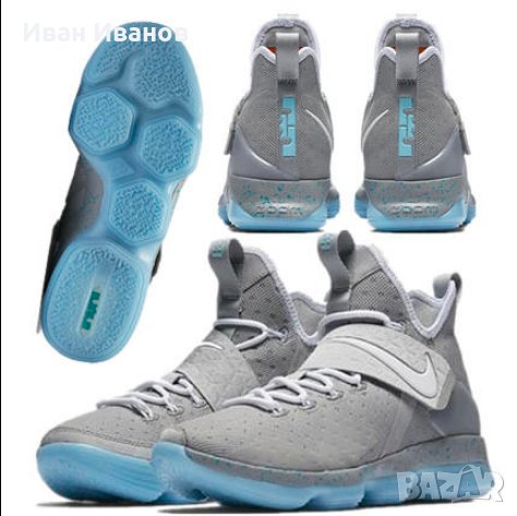 маратонки Nike Lebron 14 XIV (GS) Mag Marty McFly номер 38,5-39, снимка 3 - Маратонки - 34571581