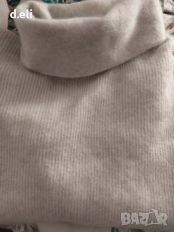 IRIS VON ARNIM Original Size M 100% Кашмир Страхотен поло пуловер