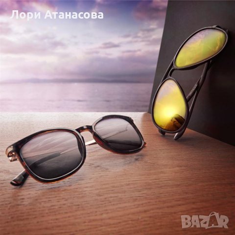 Лятно слънчево настроение със слънчеви матирани  очила със  зелени стъкла,внос от Англия, снимка 3 - Слънчеви и диоптрични очила - 28681831