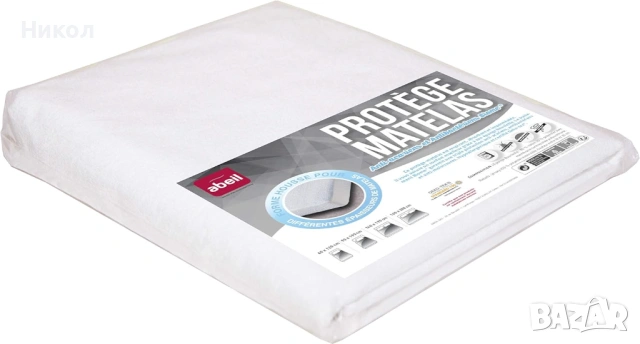 Непромокаем протектор за матрак Abeil - Biome Terry Cloth 160 x 200 см, снимка 3 - Протектори за матраци - 53166403