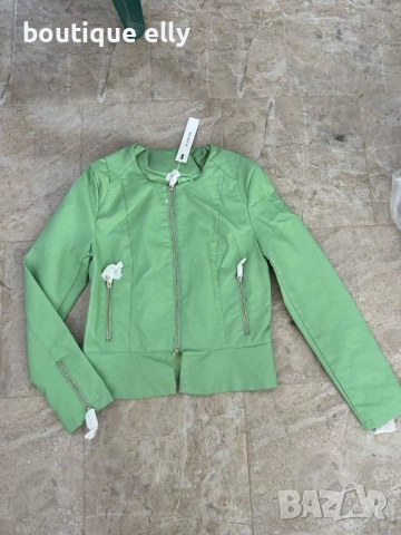 дамско кожено яке, снимка 2 - Якета - 51757648