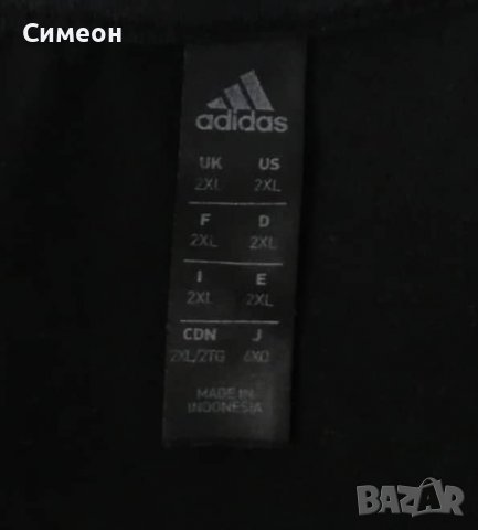 Adidas оригинална тениска 2XL Адидас памучна спортна фланелка, снимка 3 - Спортни дрехи, екипи - 37583929