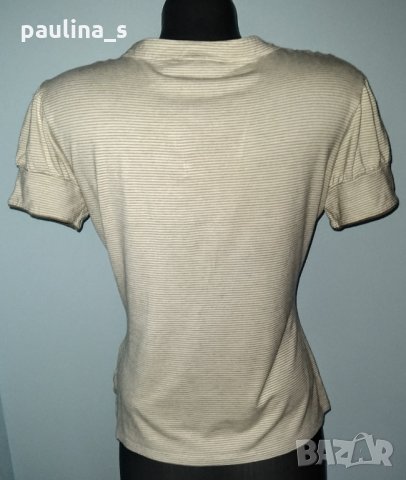 Кокетна еластична блуза "Мехх"® с буфон ръкавчета, снимка 4 - Тениски - 27007532