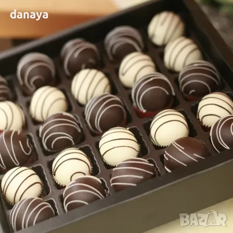 5489 Силиконова форма за бонбони и лед Топчета, 24 гнезда, снимка 2 - Форми - 48114710