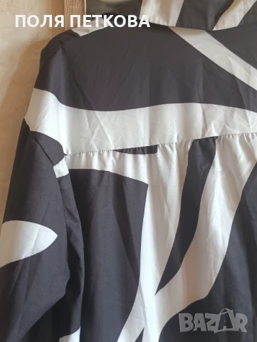 Дълга риза бяло и черно, снимка 6 - Ризи - 50848065