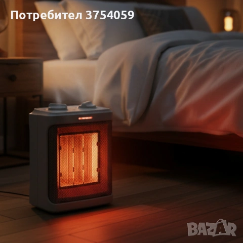 Отоплителна печка с вентилатор PTC Voltz, 1500W – моментална, равномерна топлина и надеждна защита з, снимка 2 - Отоплителни печки - 53153835