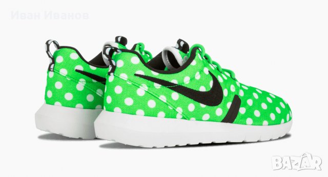 маратонки  Nike Roshe NM QS Polka Dot Pack Green номер 43,5-44, снимка 7 - Маратонки - 37443271