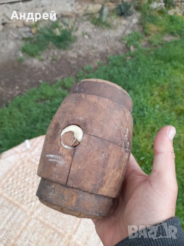 Старинен Дървен чук #3, снимка 7 - Антикварни и старинни предмети - 40801275