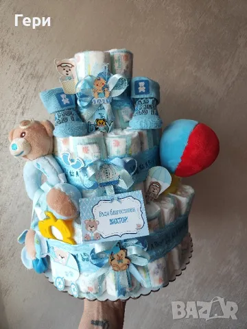 Торти от памперси pampers premium care 2, снимка 17 - Пелени, памперси - 38083985