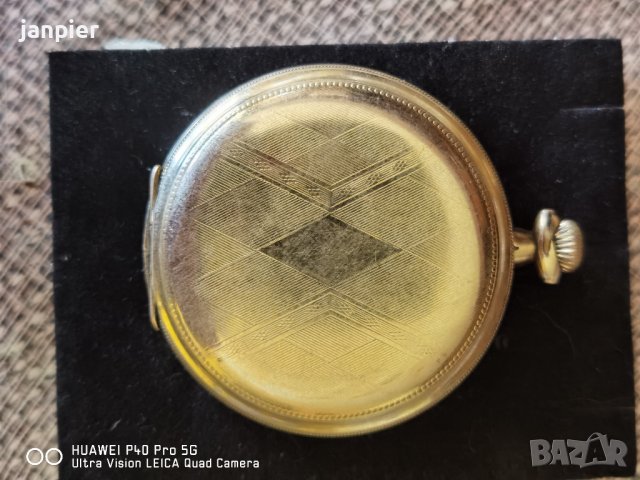 Рядък щвейцарски джобен часовник ALPINA 52mm. 273A , снимка 5 - Джобни - 38060184