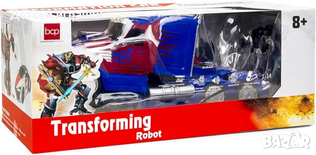 Камион трансфомер с дистанционно Оптимус Прайм, снимка 6 - Коли, камиони, мотори, писти - 48476214