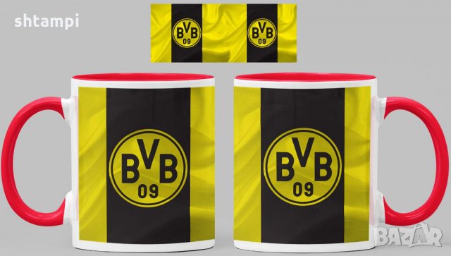 Чаша Борусия Дортмунд Borussia Dortmund Керамична, снимка 5 - Фен артикули - 34783801