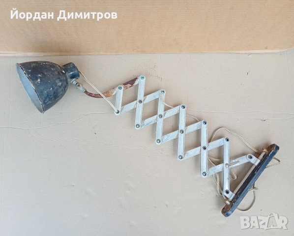 Стара лампа, снимка 3 - Антикварни и старинни предмети - 53487101