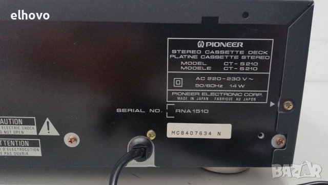 Дек Pioneer CT-S210, снимка 2 - Декове - 43167168