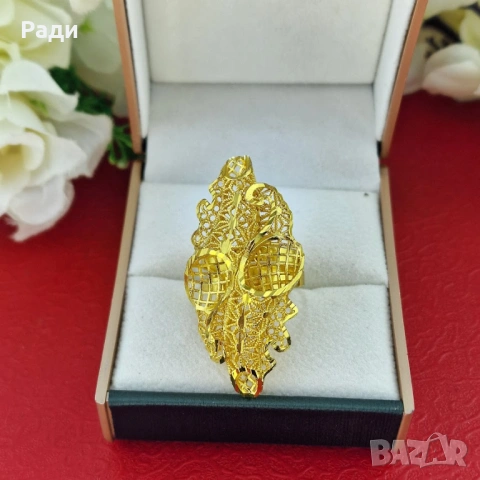 Дубайски пръстен "Gold Net"
