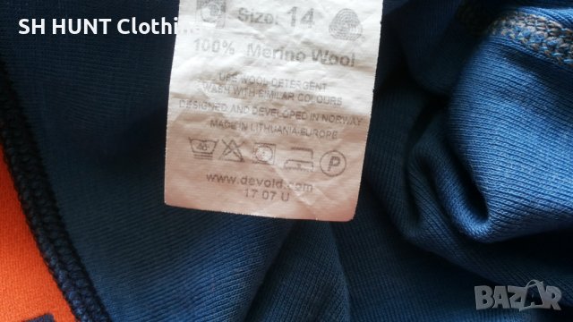 DEVOLD 100% Merino Wool Thermo Kids раз. 14 г / 164 см детска термо долница 100% Мерино Вълна - 413, снимка 8 - Детски клинове - 43135316
