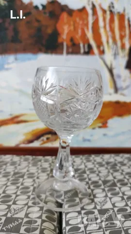 Български кристал, чаши за коняк 