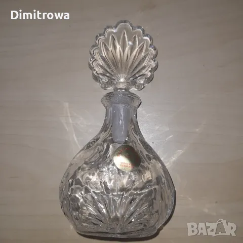 Оловен кристал винтидж парфюмни шишенца, снимка 6 - Антикварни и старинни предмети - 47934292