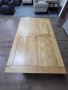 Дървена трапезна разтегателна маса 100 % дъб за 6 - 8 човека, снимка 11