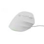Natec Vertical Mouse Crake 2 Pro Жична оптична мишка- 12800DPI, RGB, 6 бутона, Бяла, снимка 2