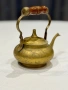 Декоративен малък месингов чайник, снимка 2