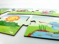 НОВА! Дървена низанка / игра нанизванка с пъзел, снимка 5