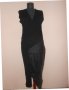 Дълга черна асиметрична рокля  Lefon, снимка 5