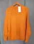 Нов дамски пуловер ZARA, цвят горчица, с етикет (M), снимка 3