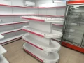 Търговско оборудване за хранителен магазин - стелажи, кошници, колички, снимка 2