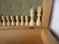 Голяма Луксозна дървена кутия за игра на шах с дърворезба, снимка 15