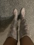 Дамски велурени чизми, снимка 1 - Дамски ботуши - 35174428