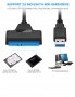 Кабел USB 3.0 / 22 pin SATA конвертор за 2,5 хардиск за лаптоп компютър HDD, снимка 2