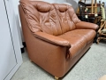 Диван двойка естествена кожа , снимка 3