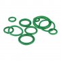 Комплект гумени уплътнения О-пръстени зелени в кутия за климатик, 270 броя, #1000009970, снимка 1 - Аксесоари и консумативи - 35042585