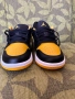 Нови мъжки обувки AIR JORDAN 1 LOW BLACK/YELLOW OCHRE-WHITE, снимка 10